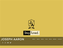 Tablet Screenshot of josephaaron.com
